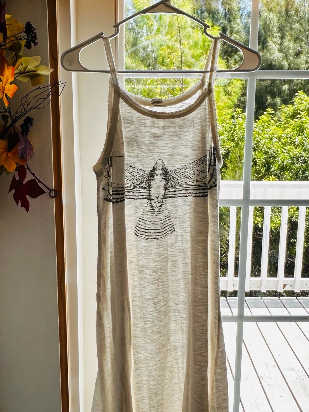 Magnolia Pearl Hawk Lana Tank Dress in True ( off white)